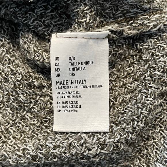 Don’t Ask Why Women’s Italian Sweater‎ Heather Gray One Size Fits Most - Picture 6 of 7